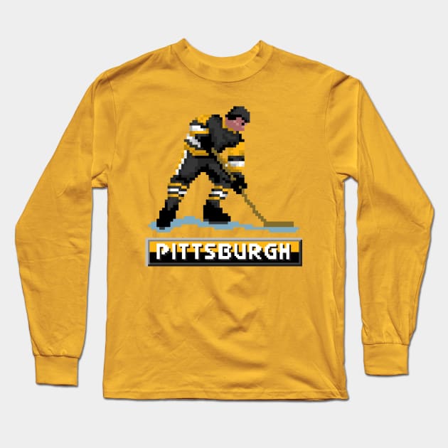 Pittsburgh Hockey Long Sleeve T-Shirt by clarkehall